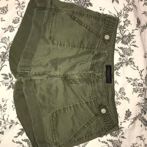 Olive shorts